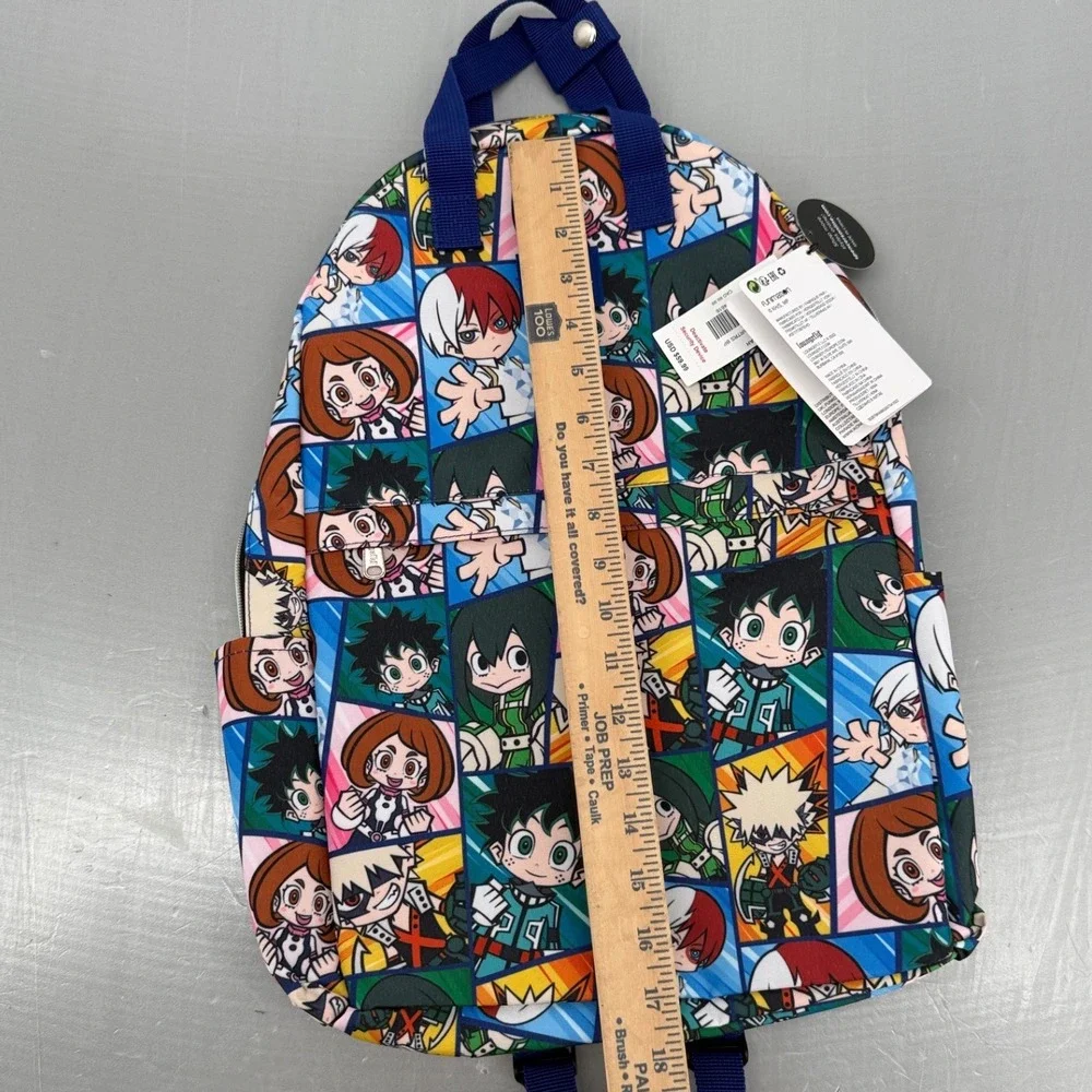 Loungefly My Hero Academia Chibi Character Grid Backpack Spencer's Exclusive NWT